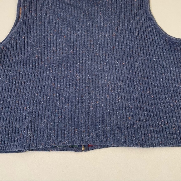 VTG patchwork floral embroidered vest 1X - Picture 7 of 12